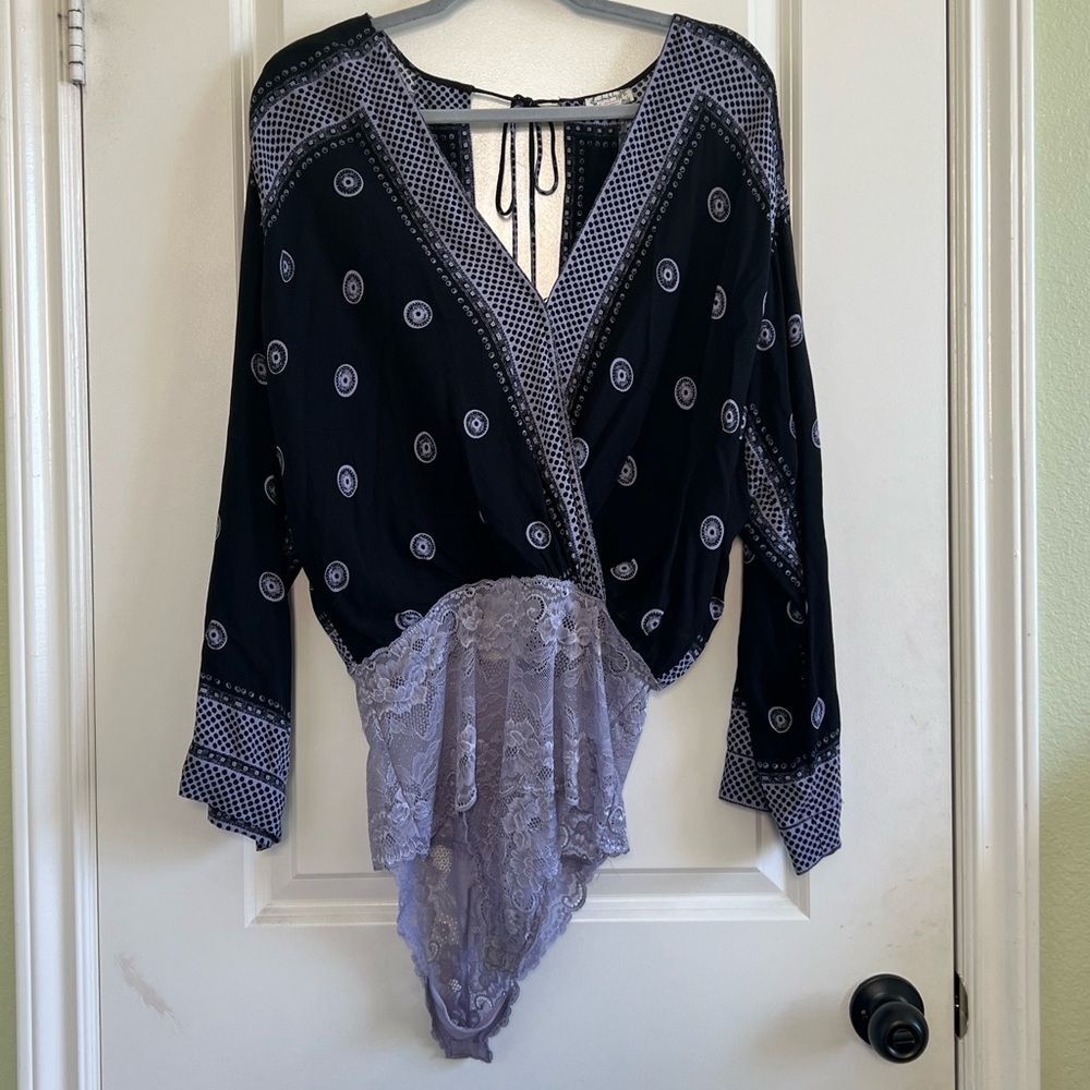 Free people boho bodysuit